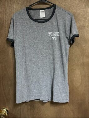 Victorias Secret Pink Short Sleeve Shirt Medium